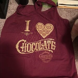 Chocolate Emporium Burgundy Tank Top